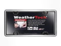 WeatherTech ClearCover License Plate Frame - Brushed Stainless Steel