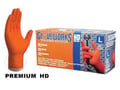 Ammex Orange Nitrile Gloves