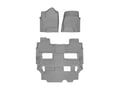 Picture of Weathertech HP Floor Liner - Complete Set (1st Row, Two Piece - 2nd & 3rd Row) - Grey