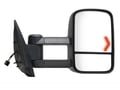 Picture of K Source Passenger Side Only - Power Heated, Extendable Tow Mirror, W/Turn Signal, Dual Mirror, Black, Foldaway