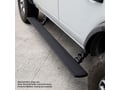 Picture of Go Rhino E-BOARD E1 Electric Running Board Kit - Protective Bedliner Coating - 4 Door CrewMax
