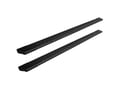 Picture of Slide Track Oval Running Boards - 5 in. - Black Textured - Rocker Panel Mount