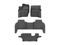 Picture of Weathertech Floor Liners - Complete Set (1st, 2nd, & 3rd Row) - Black